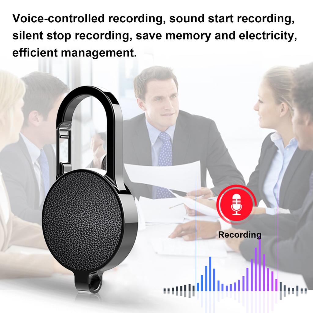 S25 Mini Voice Recorder Portable Keychain Digital Rectangle Dictaphone USB Audio Sound Recorder