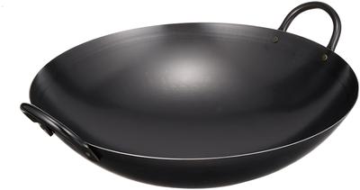 Endo Shoji TKG Wok для двух рук 45 см Глубина 127 мм 2050 г Железо Кованое и прочное Стандартная китайская еда Можно использовать для жарки всего сразу на сильном огне