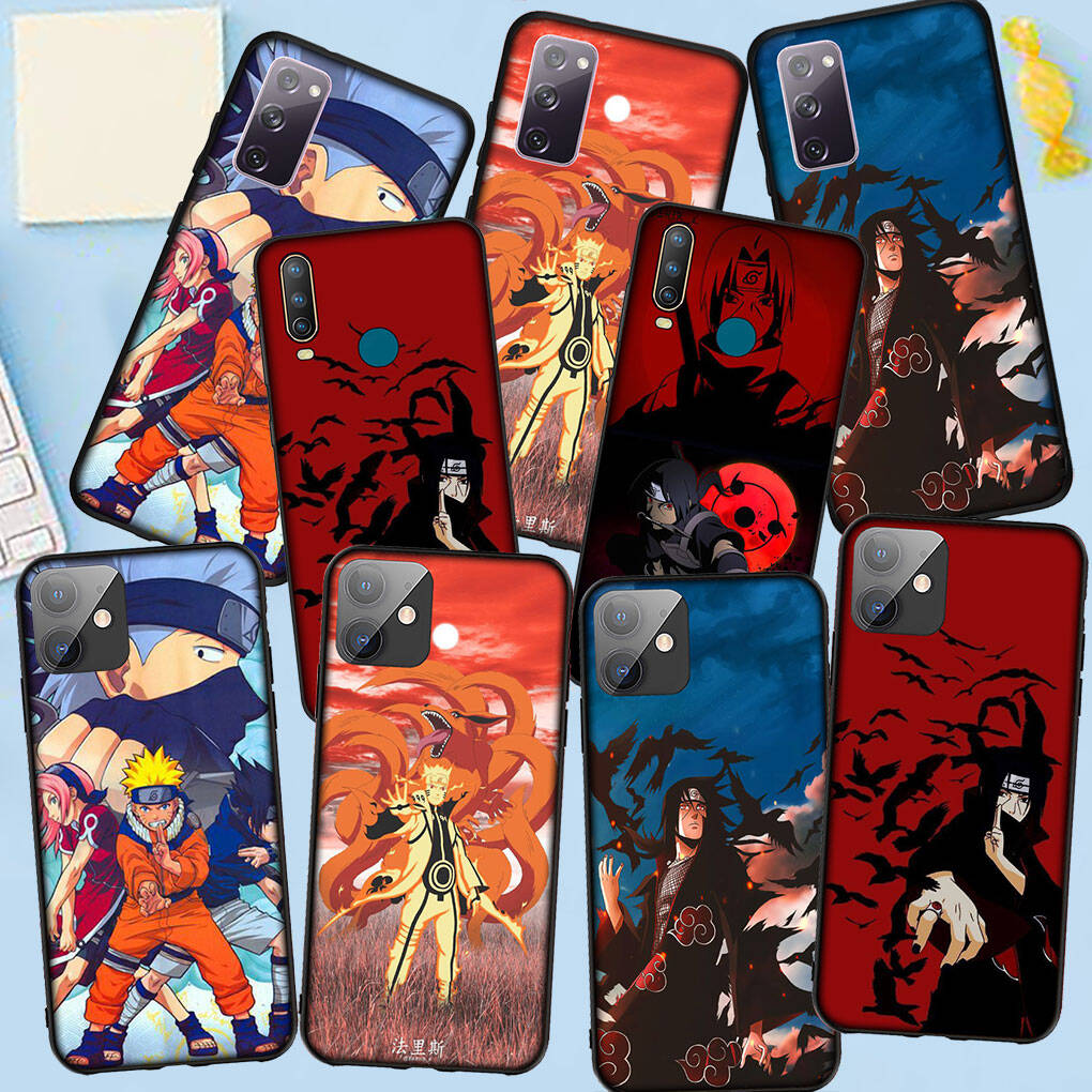 Case for iPhone 17 16 15 Plus Xiaomi Poco F8 F7 X7 X6 M8 C85 C75 C71 Redmi Note 14 12 11 13 Pro Max 14C 13C 15C Akatsuki Comics Itachi Sasuke Naruto