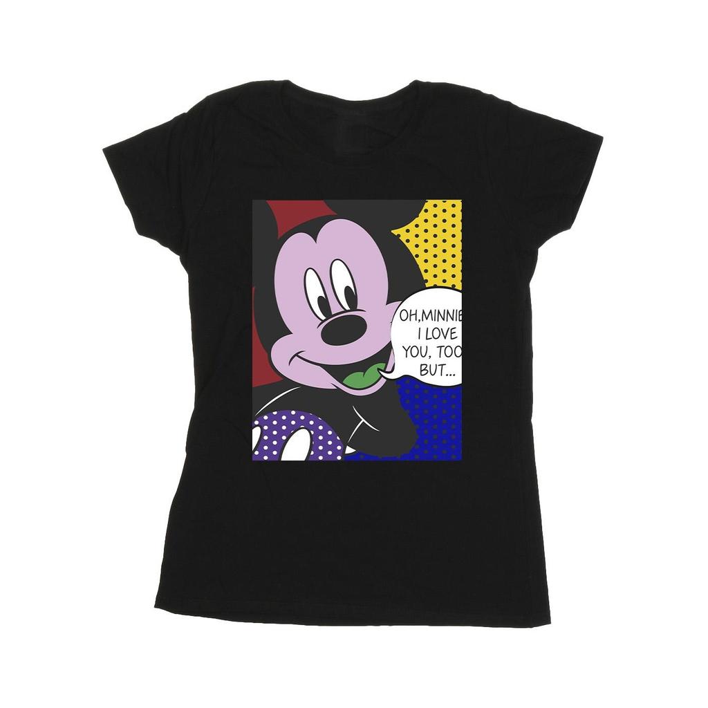 Disney Womens/Ladies Mickey Mouse Oh Minnie Pop Art Cotton T-Shirt