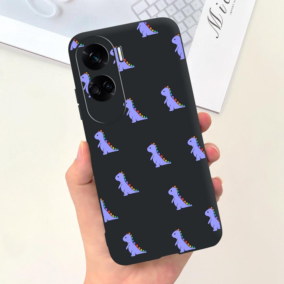 Для чехла Funda Honor 90 Lite Honor 100 Pro Honor100 5G Задняя крышка Узор Астронавт Корова Чехол Мягкий силикон Huawei Honor90 Lite