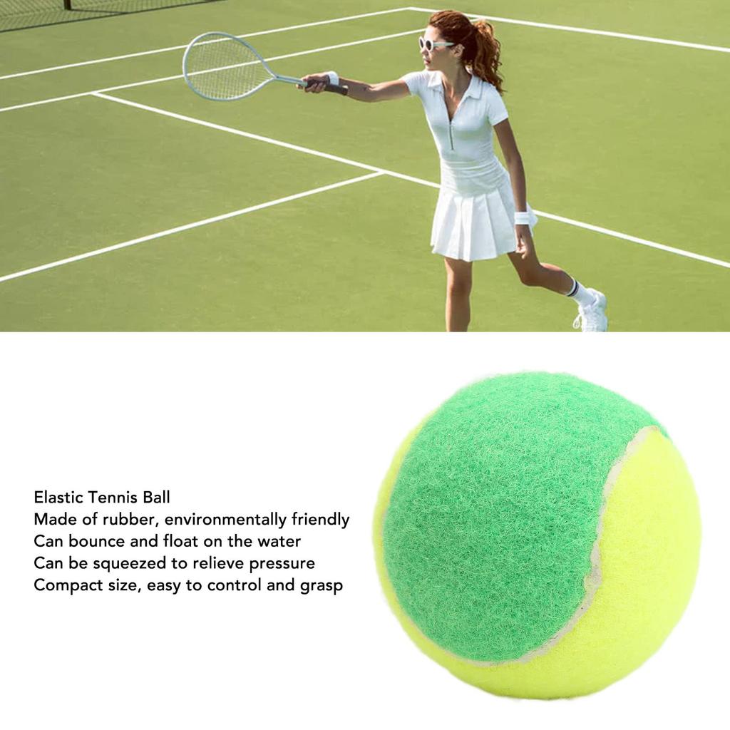 Резиновый теннисный мяч для тренировок по теннису, 5 предметов для тренировок и развлечений, оборудование