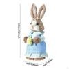 Статуэтка статуэтка пасхального кролика украшение прекрасное настольное украшение для домашнего рабочего стола декор