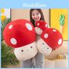 Toy Mushroom Plush Soft Stuffed Doll Cartoon Kids Bedroom Decor Birthday Gift