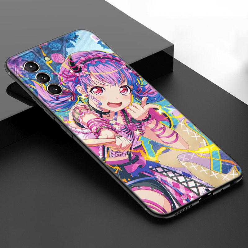 Game Project Sekai Black Silicone Phone Case For Samsung Galaxy S23 S21 S20 FE S24 S22 Ultra S10E S10 S9 S8 Plus