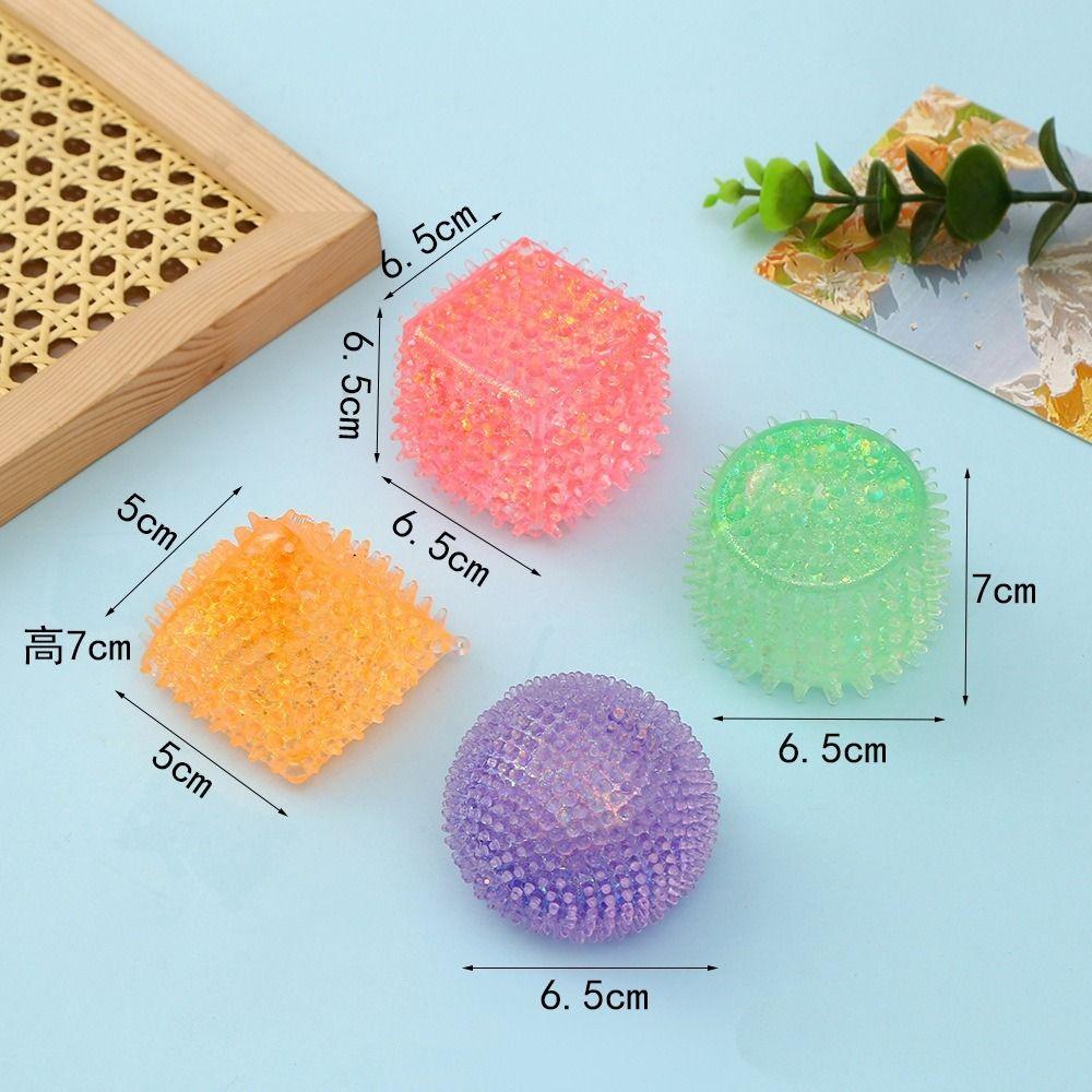 Geometric Shapes Maltose Fidget Squishes Slow Rising Sensory Toy Squishy Ice Ball Office Home