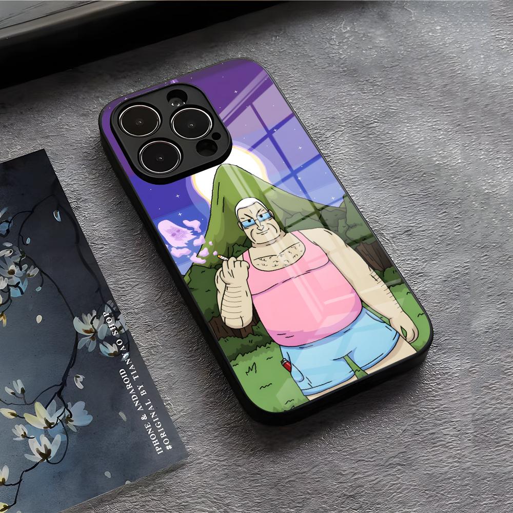 S-Sassy The Sasquatch Phone Case For IPhone 17 Air 16 E Pro Max 15 14 13 Mini 12 Pro 11 Max Plus Black Glass Cover
