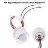 DC5V 12V 24V Rir Датчик движения Переключатель Регулируемый Инфракрасный Переключатель Детектор Активируемый Движениями Тела Задержка Времени Освещение Для Дома