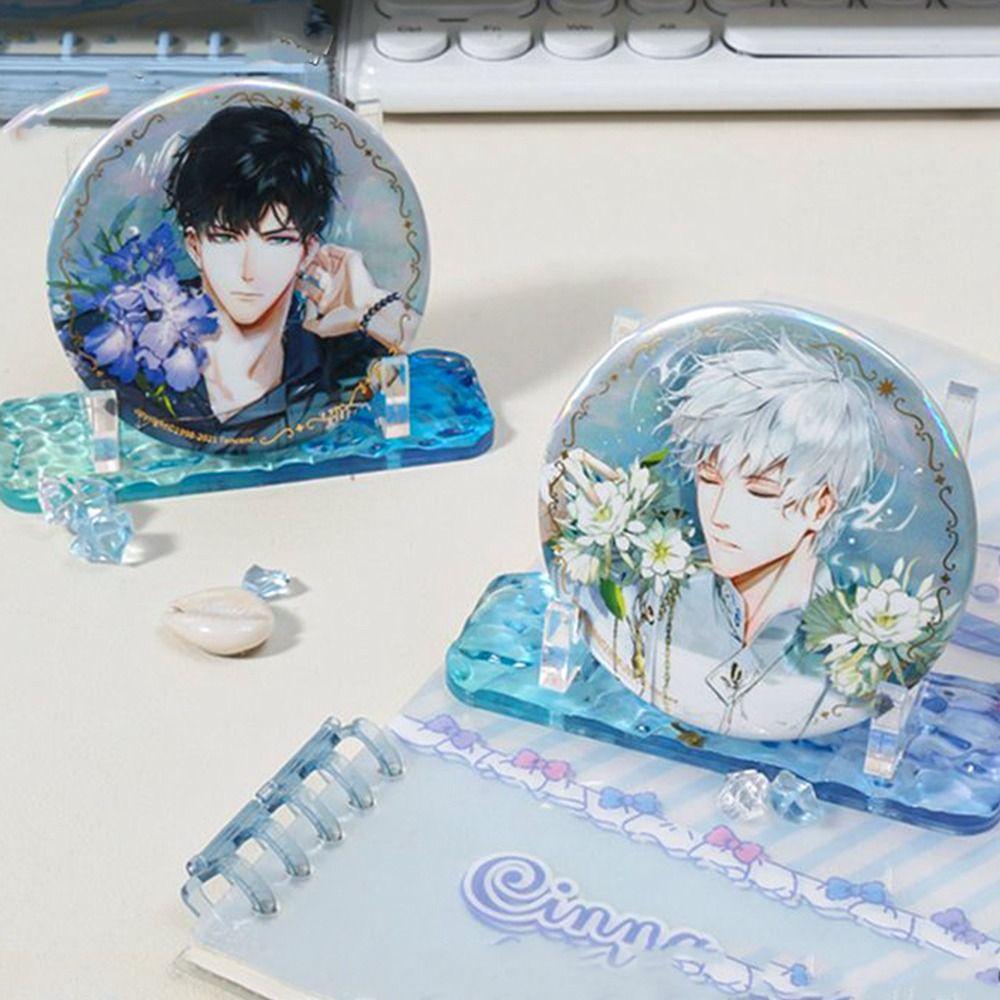 Water Ripple Display Easels Rack Clear Acrylic Plate Holder Stand Durable Picture Frames Holder