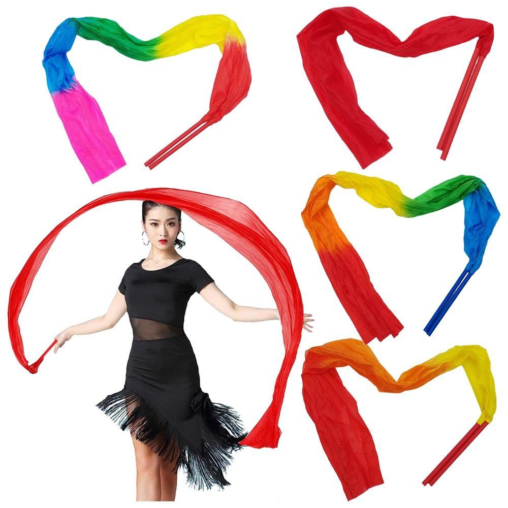 With Rod Gymnastics Ribbon Silk Dance Ribbon New Sports Props
