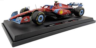 Kyosho BURAGO Масштаб 1/18 Ferrari SF-24 Гран-при Майами 2024 Нет. 55 с C. Сайнс-младший. Водитель (Готовая модель) 18-16815SMIA