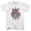 Bon Jovi Pierced Heart Tattoo Men's T Shirt Vintage Rock Band Album Tour Merch