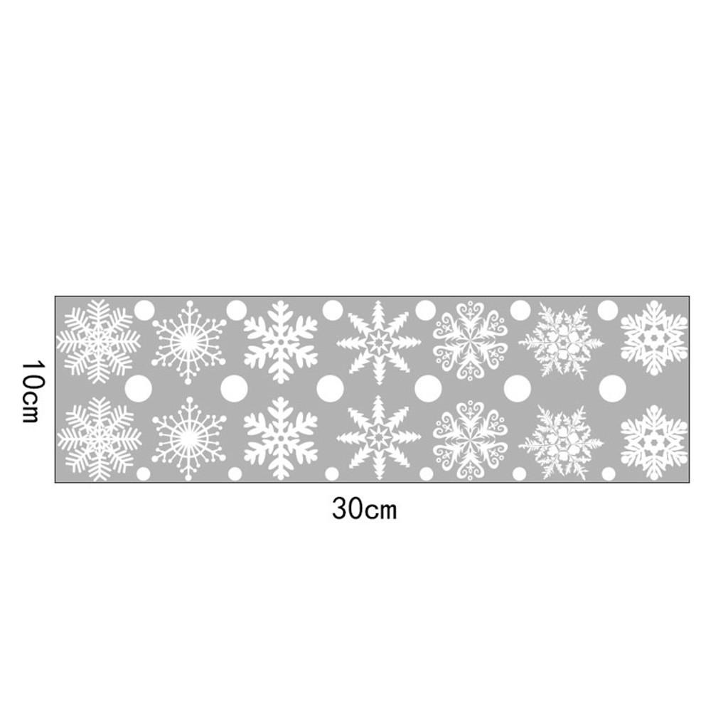 Snowflake Decor Christmas Wall Sticker Home DIY Decals For Door And Window