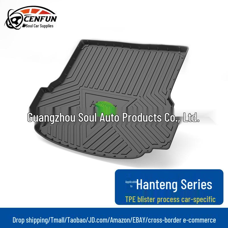 TPE Wear-Resistant Waterproof Trunk Mat for 2020 Hanteng X7/X7S