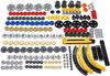 SEEMY 233 детали шестеренок для серии Technic, совместимые с LEGO Technic Parts DIY Gear Assort Pack (Подъемные рычаги, штифты, оси, разъемы)