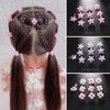 10PCS New Cute Flower Princess Girls Hair Buckle Hairpins Children Headwear Hairgrip Hair Clips Hair Accessories