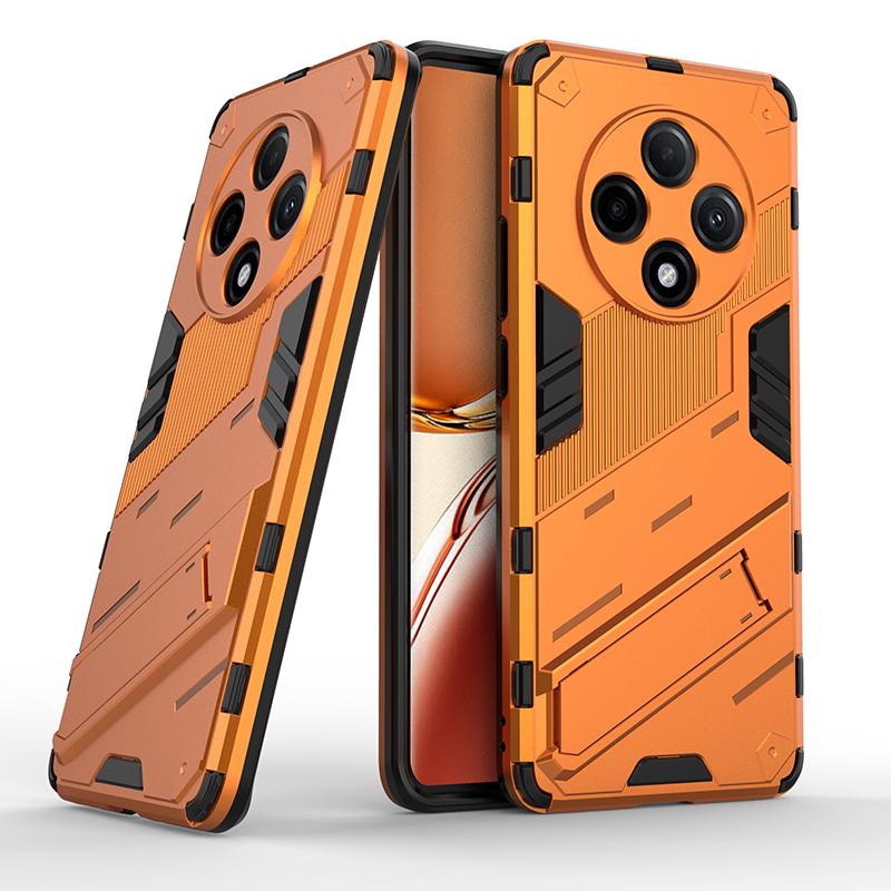 For Oppo A2 A3 Pro Energy 5G Punk Armor Shockproof Bumper Rugged Rubberized PC Fitted Kickstand Case Stand Holder Cover Shell