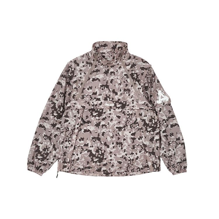 Palace Жилет-куртка на молнии, городской камуфляж, унисекс, верхняя одежда, многоцветный P22JK078