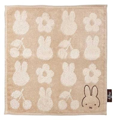 Marimo Craft Miffy Серия Cherry Fleur Полотенце W250 x Носовой платок, Бежевый, H250мм, DBM-2579