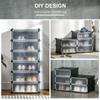 Six Cube Modular Storage Storage Unit - Black