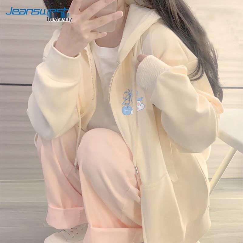 Женский кардиган-толстовка JEANSWEST свободного кроя с капюшоном