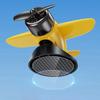 Захватывающая декорация для автомобиля-пилота-истребителя с датчиком света и движущимся пропеллером