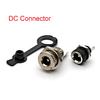 5.5mm X 2.1mm / 5.5 X 2.5mm DC Power Jack Socket Female Panel Mount Connector Metal Panel Mount Interface Plug Wire Terminals
