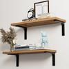 2pcs Wall Mounted Shelf Bracket L-shaped Fixed Bracket Multifunctional Shelf Support  Hardware