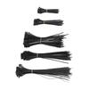 550Pcs Nylon Cable Zip Ties Assortment Set Self Locking Electric Wire Ties for Outdoor Indoor Black