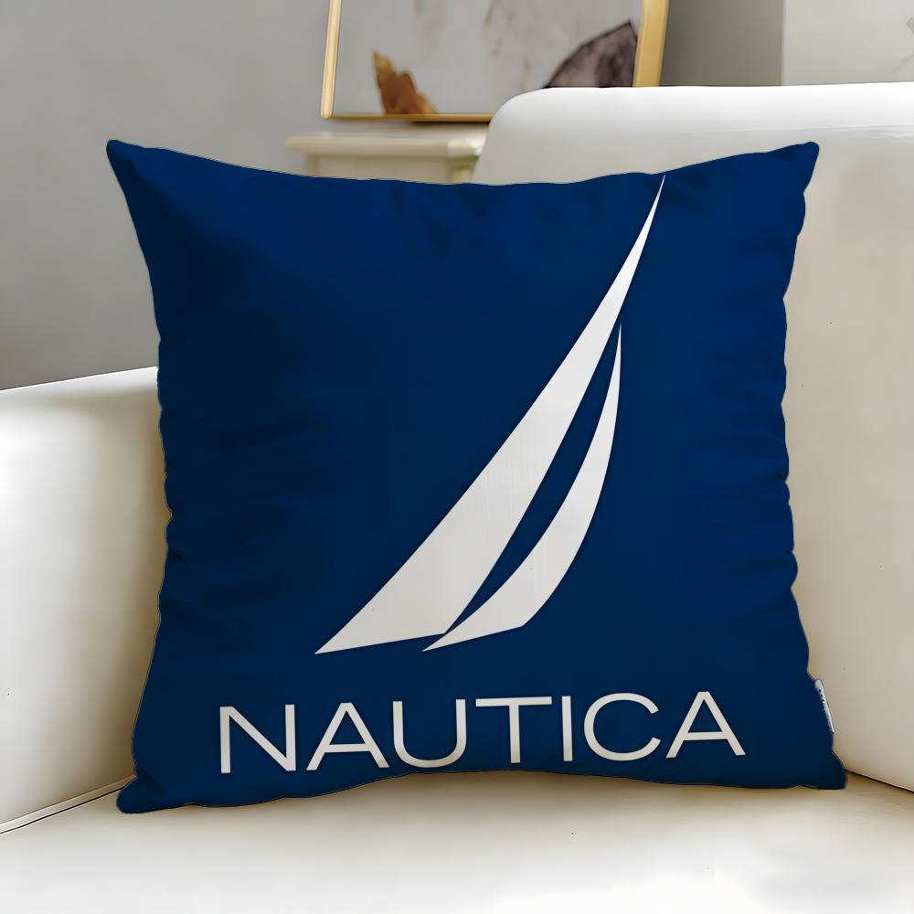 Классический модный бренд Nautica Наволочка с наполнителем Мягкая и легко стирающаяся Наволочка – Универсальная для Дивана, Кровати, Путешествий и Офиса