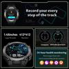 SACOSDING SA207 GPS Sports Smart Watch Compass Flashlight Outdoors 1ATM Waterproof HD Bluetooth Call Voice Assistant Smartwatch