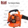 Портативный двухтактный лесной воздуходув