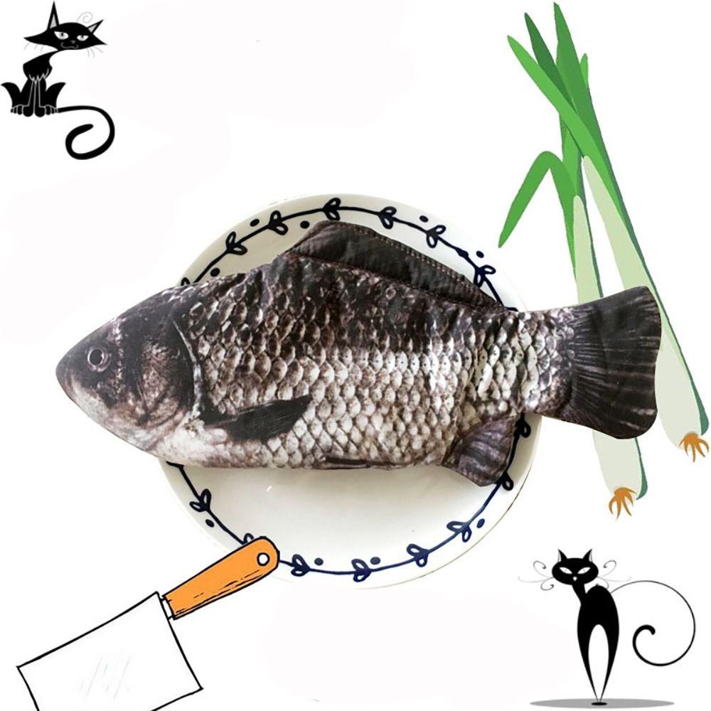 Забавная сумка-пенал с карпом, мультяшная сумочка, кошелек, чехол, для студентов