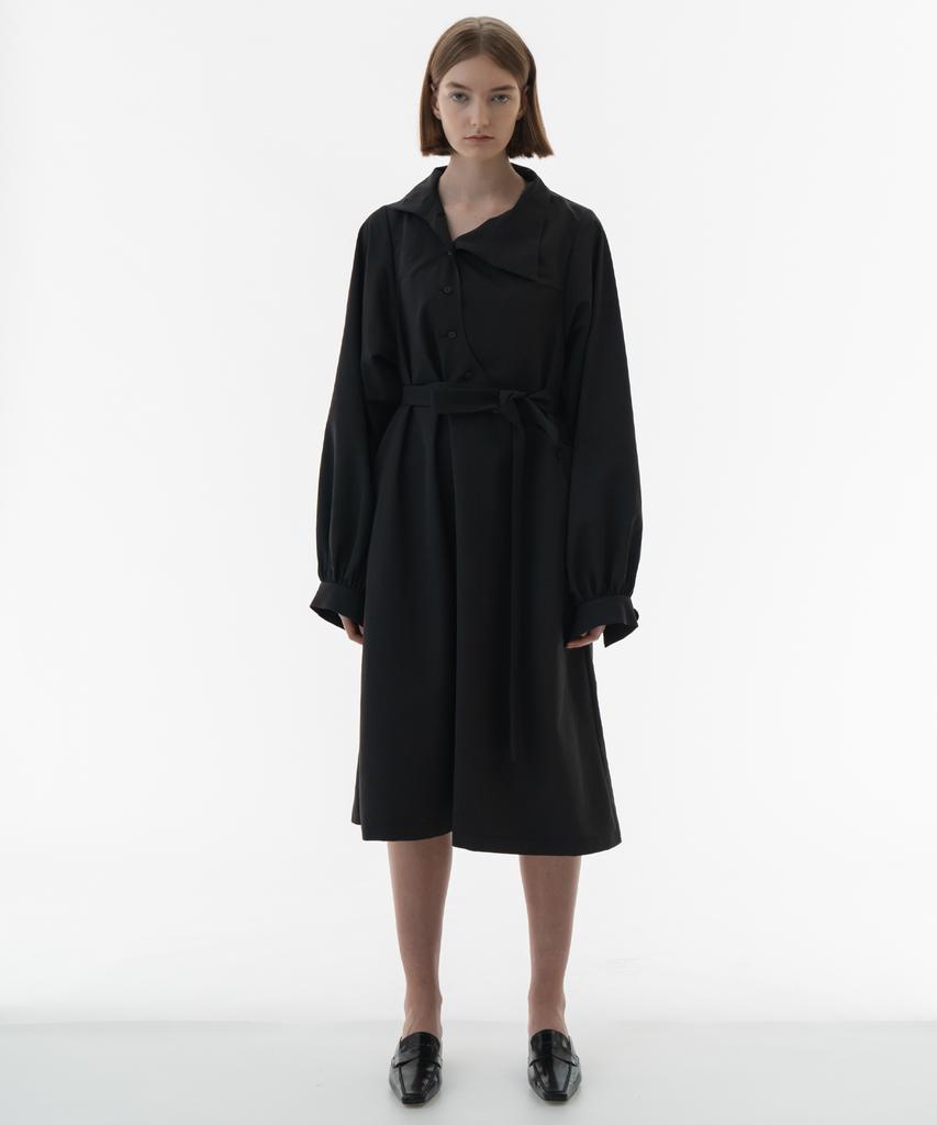 Biscuit Shop High Neck Oversized Dress