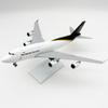 B747 30cm Diecast Resin 747 UPS Airways Aircraft Model Miniature Plane Wheels & Base Aviation Enthusiasts Airplane