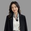 Pearl Buckle Neck Scarf Thin Neckerchief Fashion Silk Scarf  Women