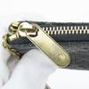 Used LOUIS VUITTON Coin case Pochette cree M95616 Monogram denim gray black Accessory