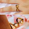 Cute Glasses Open Ring For Women Teen Girls Funny   Glasses Finger Buckle Jewelry