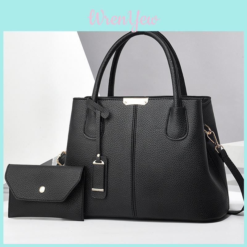 Fashionable Large Tote Bag For Women Versatile Casual Commuter Handbag With Chic Retro Style And Color Block Elements