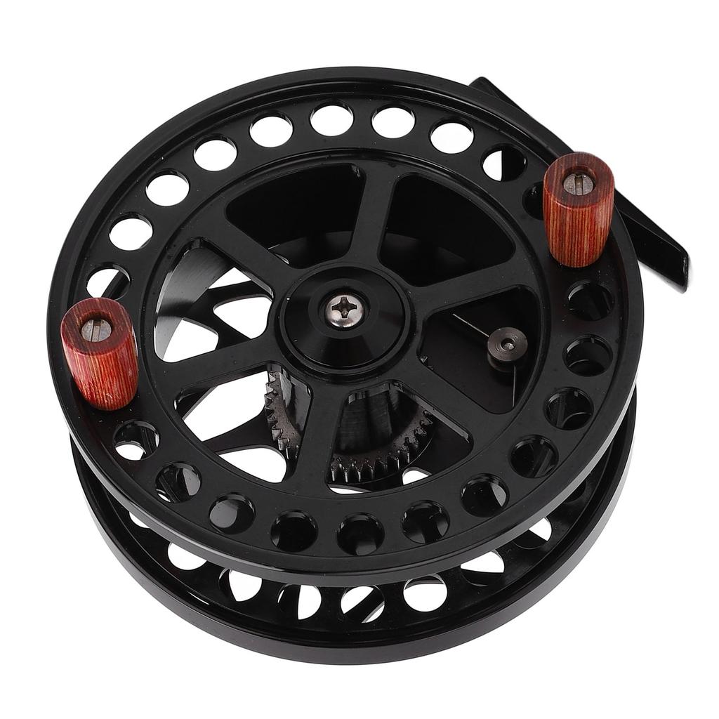 Катушка для нахлыста Алюминиевый сплав Черный Диаметр шпули 110 мм Аксессуары для удилища для правой и левой руки