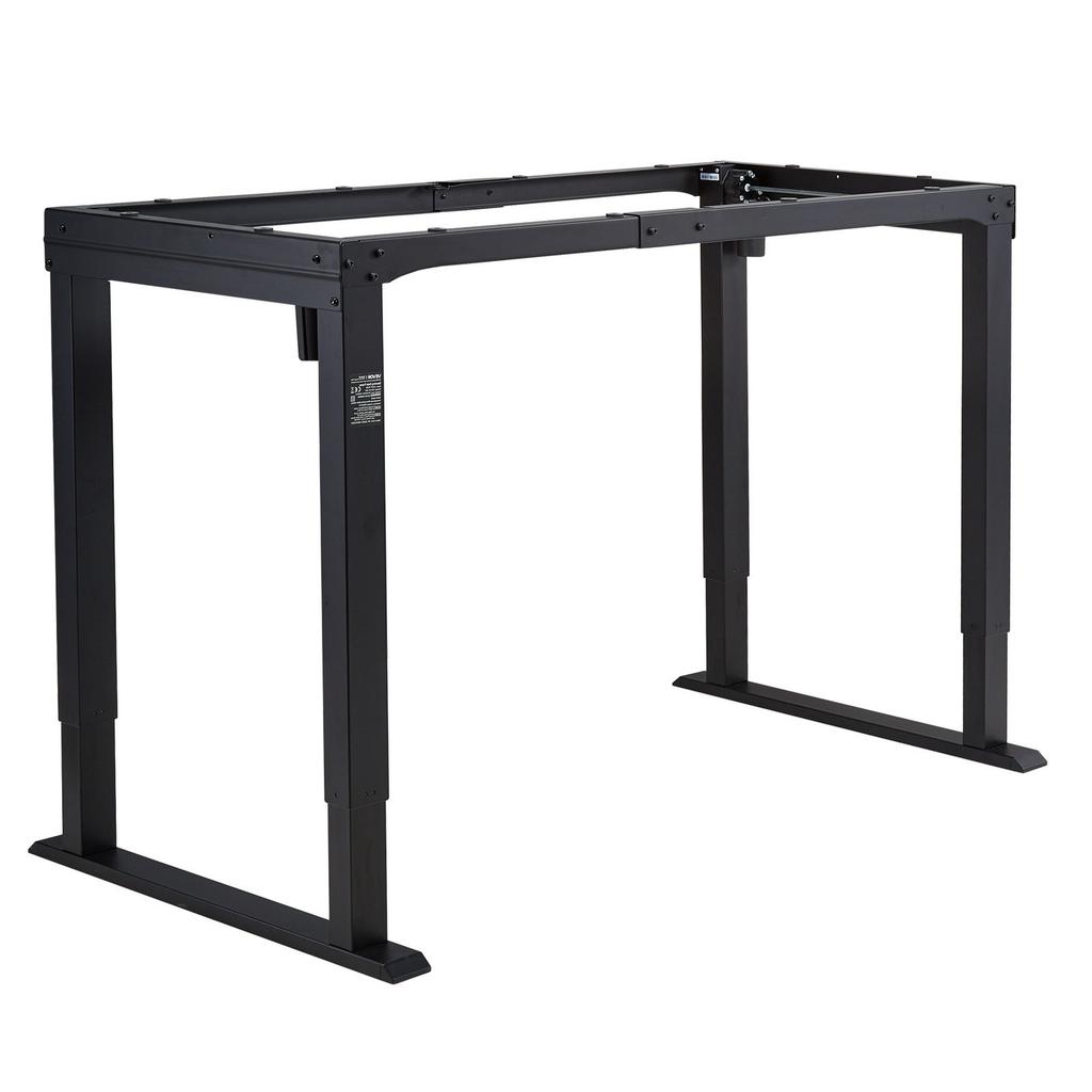 4-Leg Standing Desk Frame, Electric Dual Motor Height Adjustable 70-117 cm, 4 Memory Height Settings Length Stand Up Table Legs, Sit to Stand Desk
