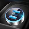 3.1A Dual USB Fast Car Charger Cigarette Lighter Adapter Cameras LED PC Display With For Phones K9G4