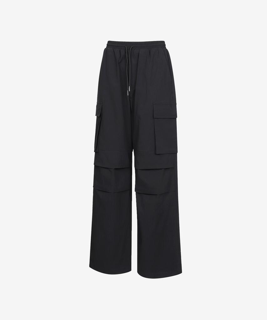GRANDE LINE Pintuck Wide Cargo Pants