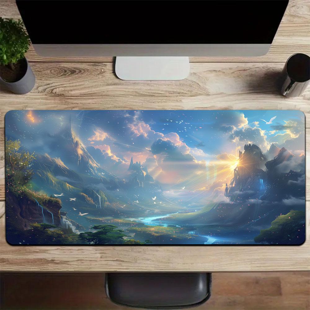 pc landscape Large Mouse Pad computer mat Desk Mat keyboard mat Office Gaming Table Mat