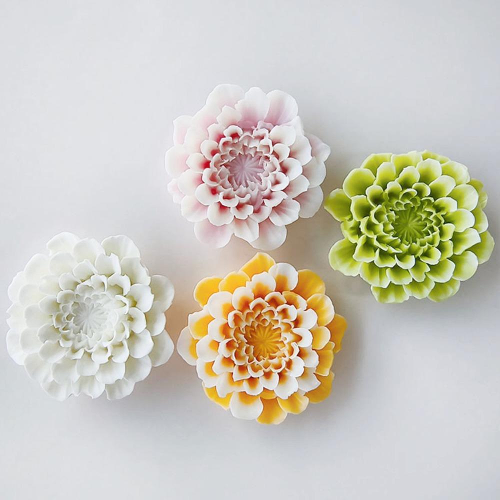 Инструмент для изготовления свечей в виде цветка с несколькими лепестками, биомиметическая роза, мыло ручной работы, силиконовая форма из смолы, подарок на День святого Валентина, украшение для праздничного ужина при свечах