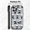 Мультяшный Милый JUJUSU Аниме Мягкий Чехол для Телефона для iPhone 16 16E 17 Air 15 Pro Max 14 Plus 13 Mini 11 12 7 Черная Крышка Задняя Панель