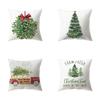 Наволочки с рождественской тематикой Аксессуары для автомобиля Офис Санта-Клаус Гостиная Диван Домашние наволочки