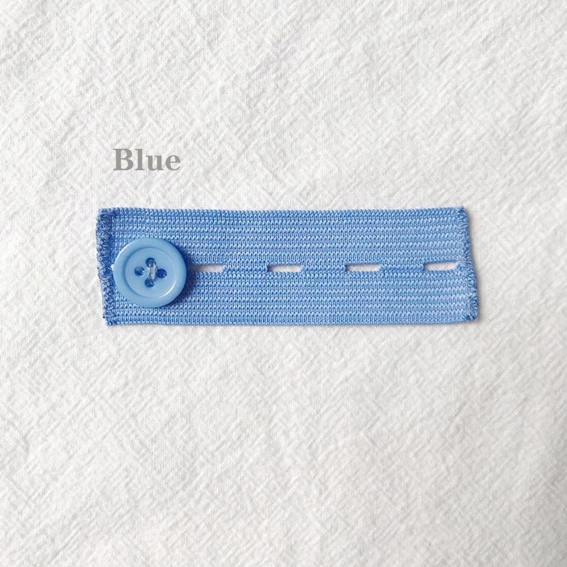 1/2/3pcs Elastic Waistband Extender, Adjustable Pant Waist Extender, Maternity Pants Waistband Extender, With Elastic Button