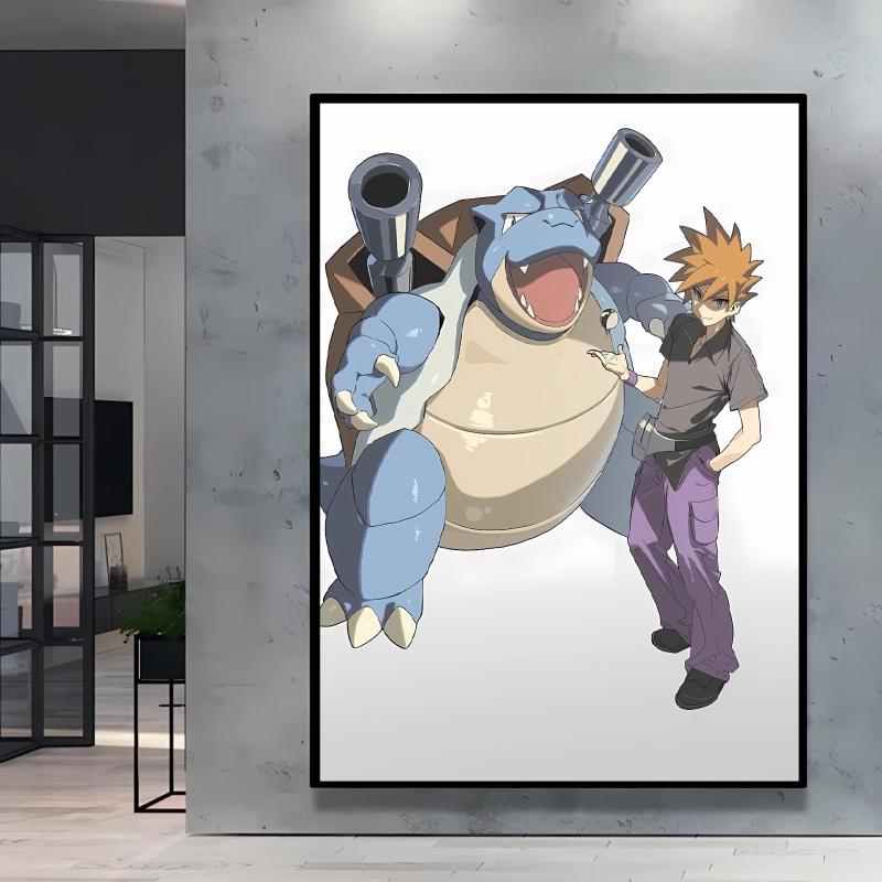 Hot Anime Poster Pokemon Akari Arceus Cartoon Character Picture High Quality Canvas Children's Room Home Decoration Paintings