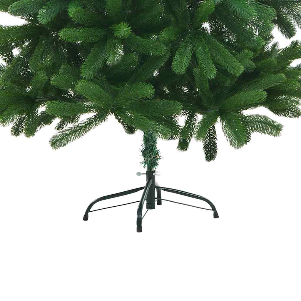 Vidaxl Sztuczna Choinka Z Lampkami I Bombkami, 180 Cm, Zielona